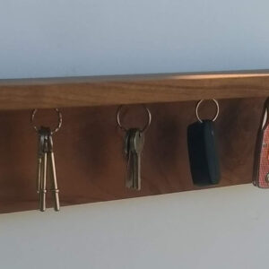 Magnetic key shelf