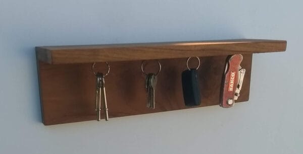Magnetic key shelf
