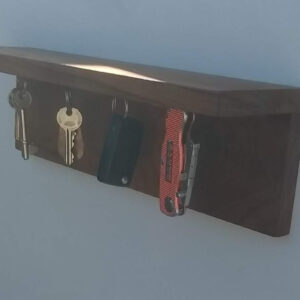 Magnetic key shelf