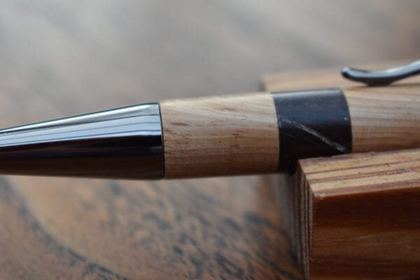 Lakewood and Mahogany rollerball with Chrome - Image 3