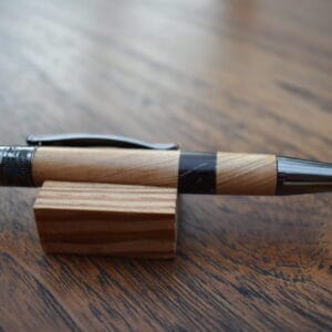Lakewood and Mahogany rollerball with Chrome