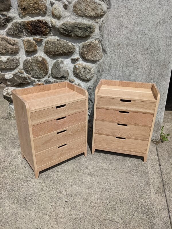 Oak chest of drawers - Image 2