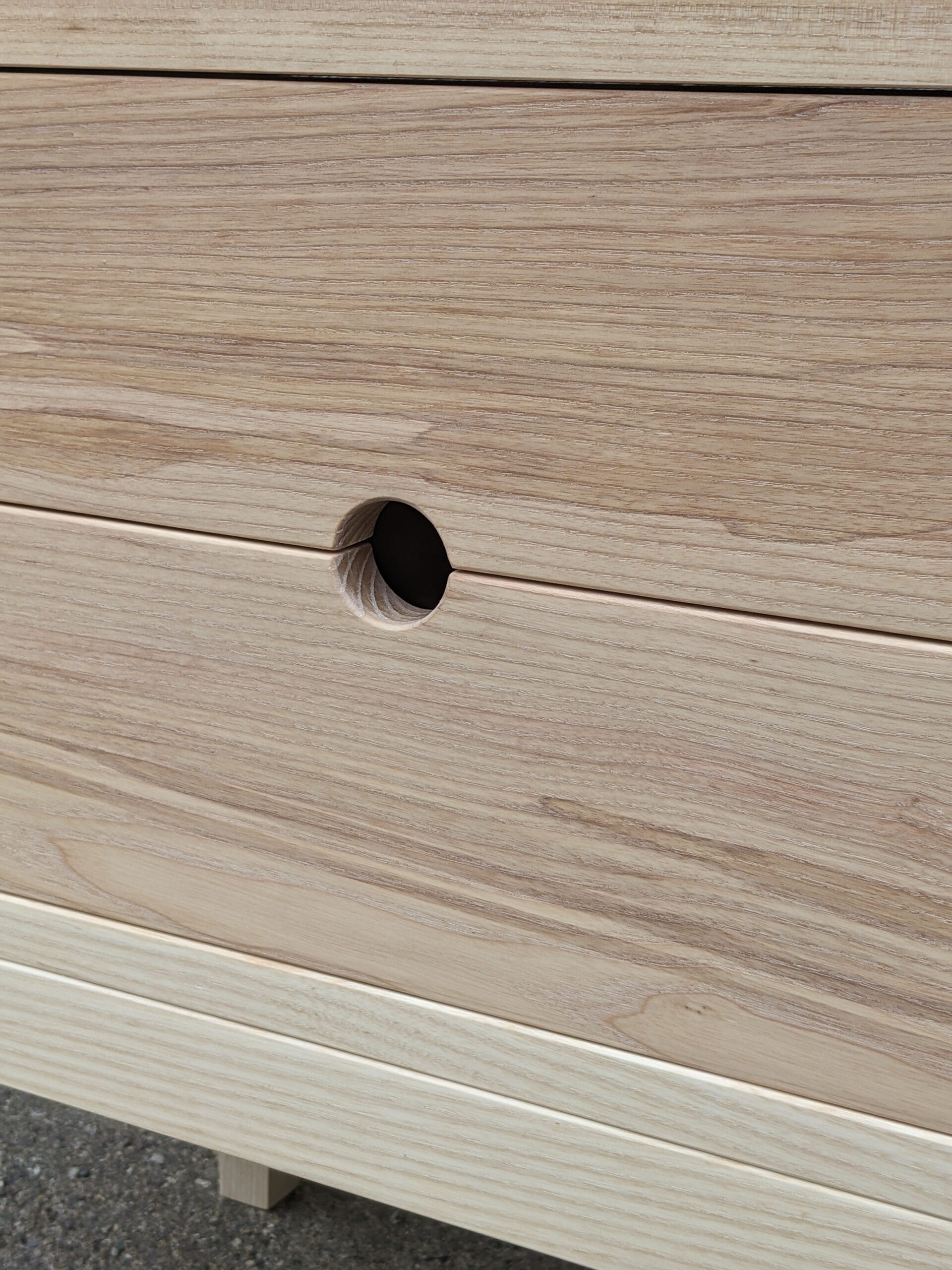 Irish Ash Bedside Cabinet - Image 5