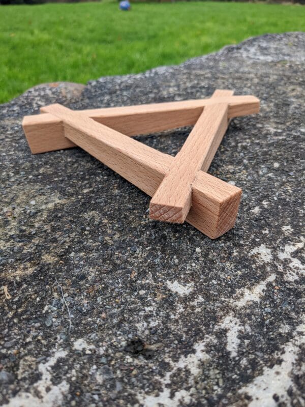 Handmade Hardwood Trivet - Image 3